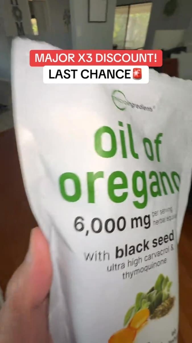 Aceite de Orégano con Comino Negro · Cápsulas